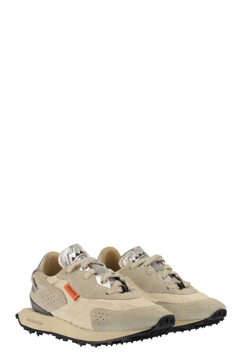 VAPORIX - SUEDE AND NYLON TRAINERS