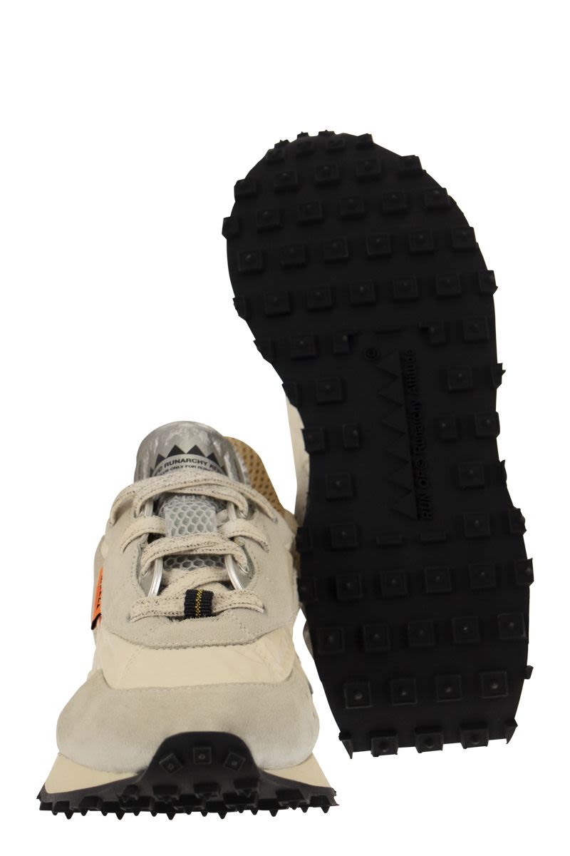 VAPORIX - SUEDE AND NYLON TRAINERS
