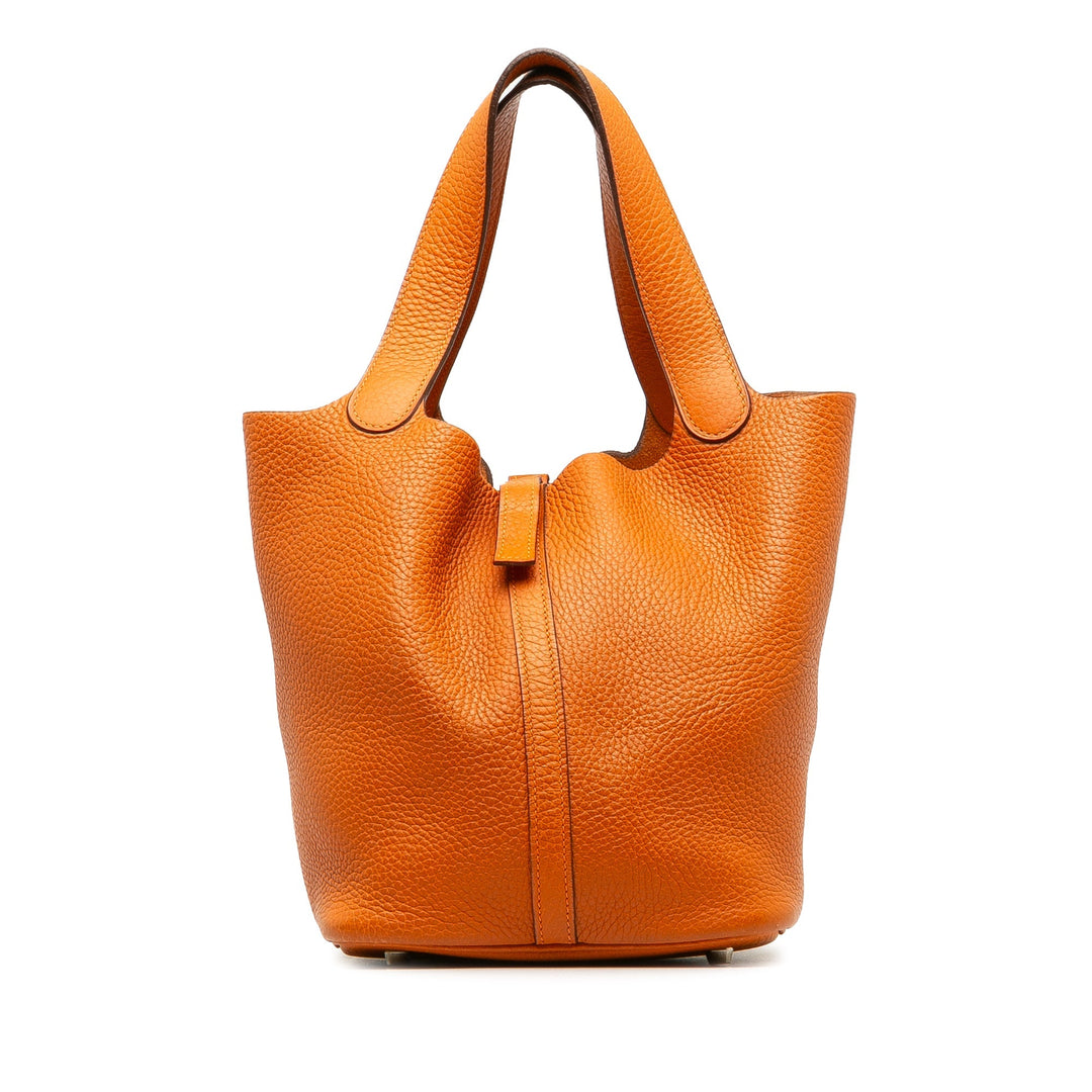 Hermes Clemence Picotin Lock 22 Handbag