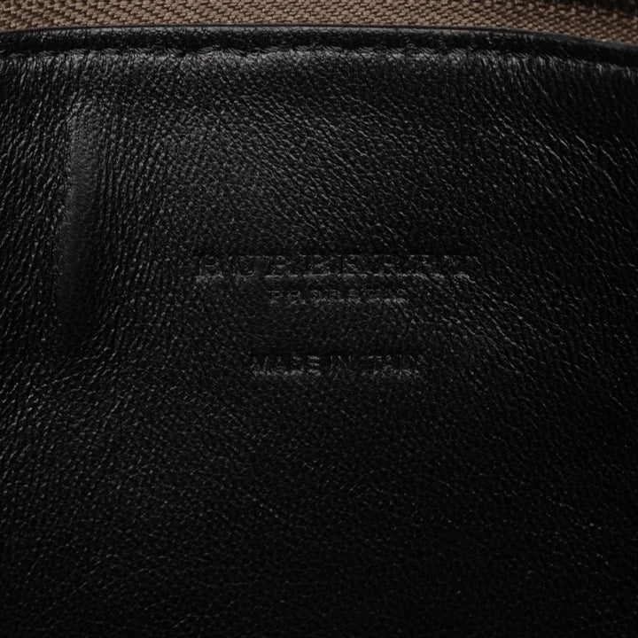 BURBERRY Suede Camouflage Patchwork Clutch Clutch Bag