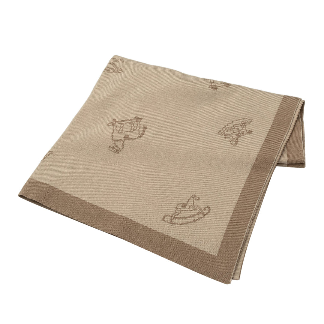 Hermes Cotton Horse Baby Blanket Other Accessories