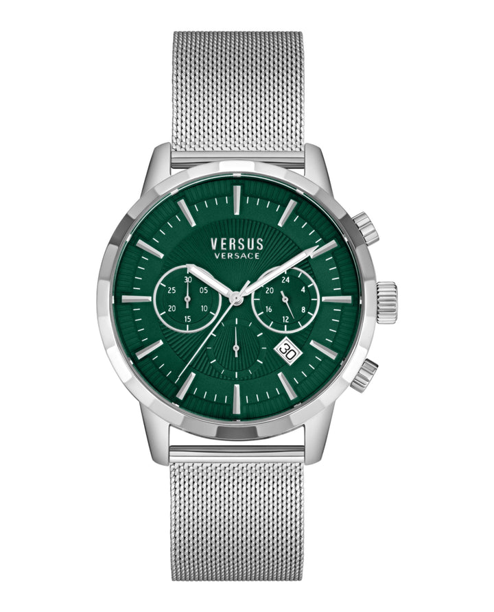 title:Eugene Chronograph Watch;color:Stainless Steel