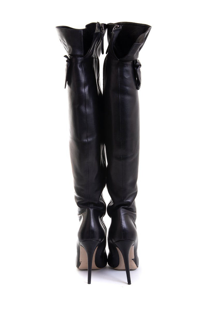 Valentino Black Over-The-Knee Boots SZ 41