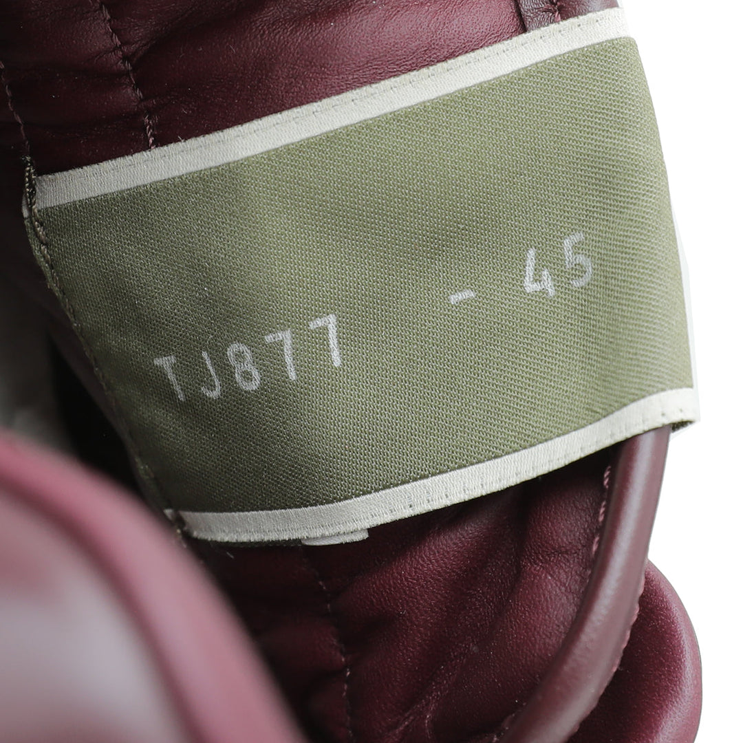 Valentino Burgundy Rock Be Low Top Men Sneakers 45
