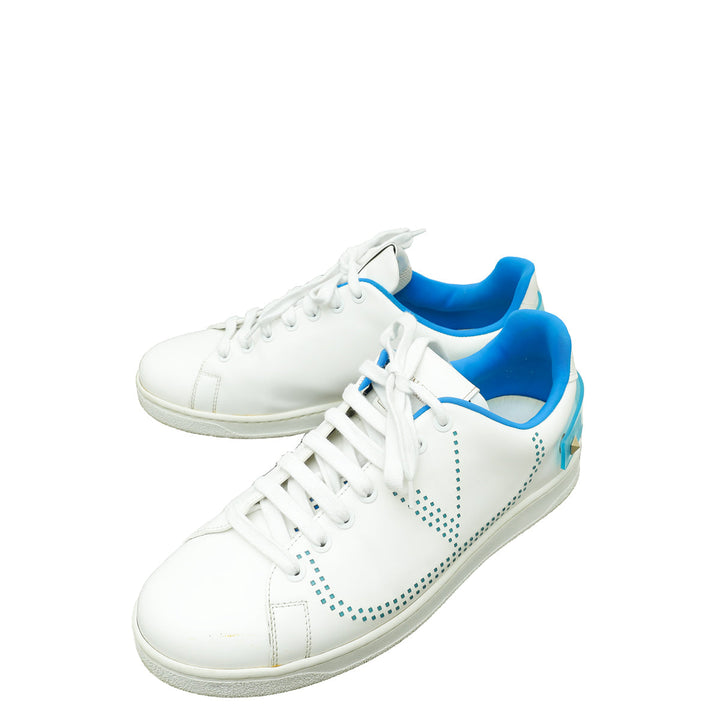 Valentino Bicolor Rockstud Backnet Sneaker 40