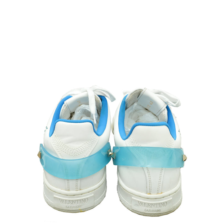 Valentino Bicolor Rockstud Backnet Sneaker 40