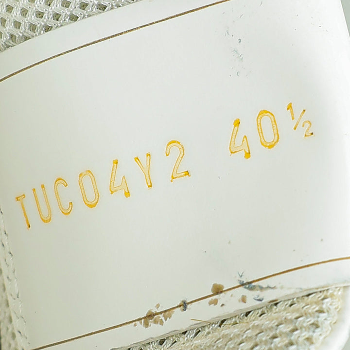 Valentino White Rockstud Backnet Sneaker 40.5