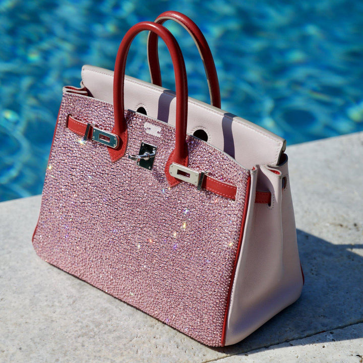 Vintage Hermès Birkin 25 ‘Pink Princess’ HSS Rose Dragee & Rouge Tomate Swift with Palladium Hardware