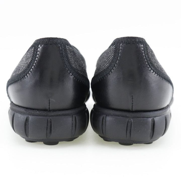 Top Quality Chanel Denim Coco Button Loafers Black