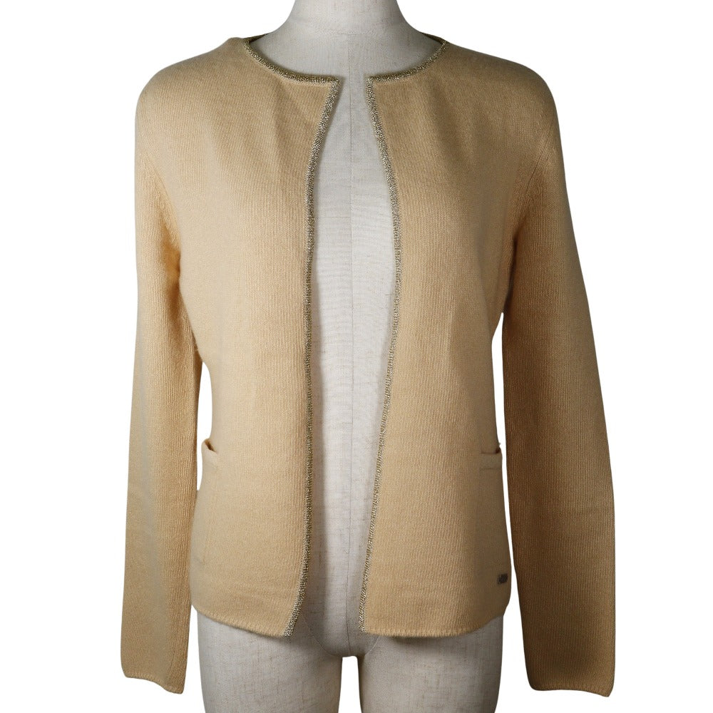 Top Quality Chanel Piping Cardigan Cashmere/Polyester