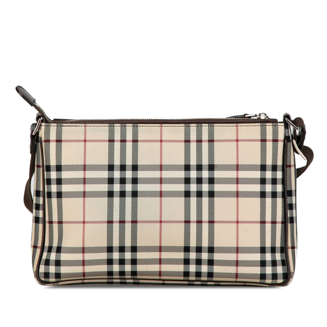 BURBERRY House Check Canvas Crossbody Crossbody Bag