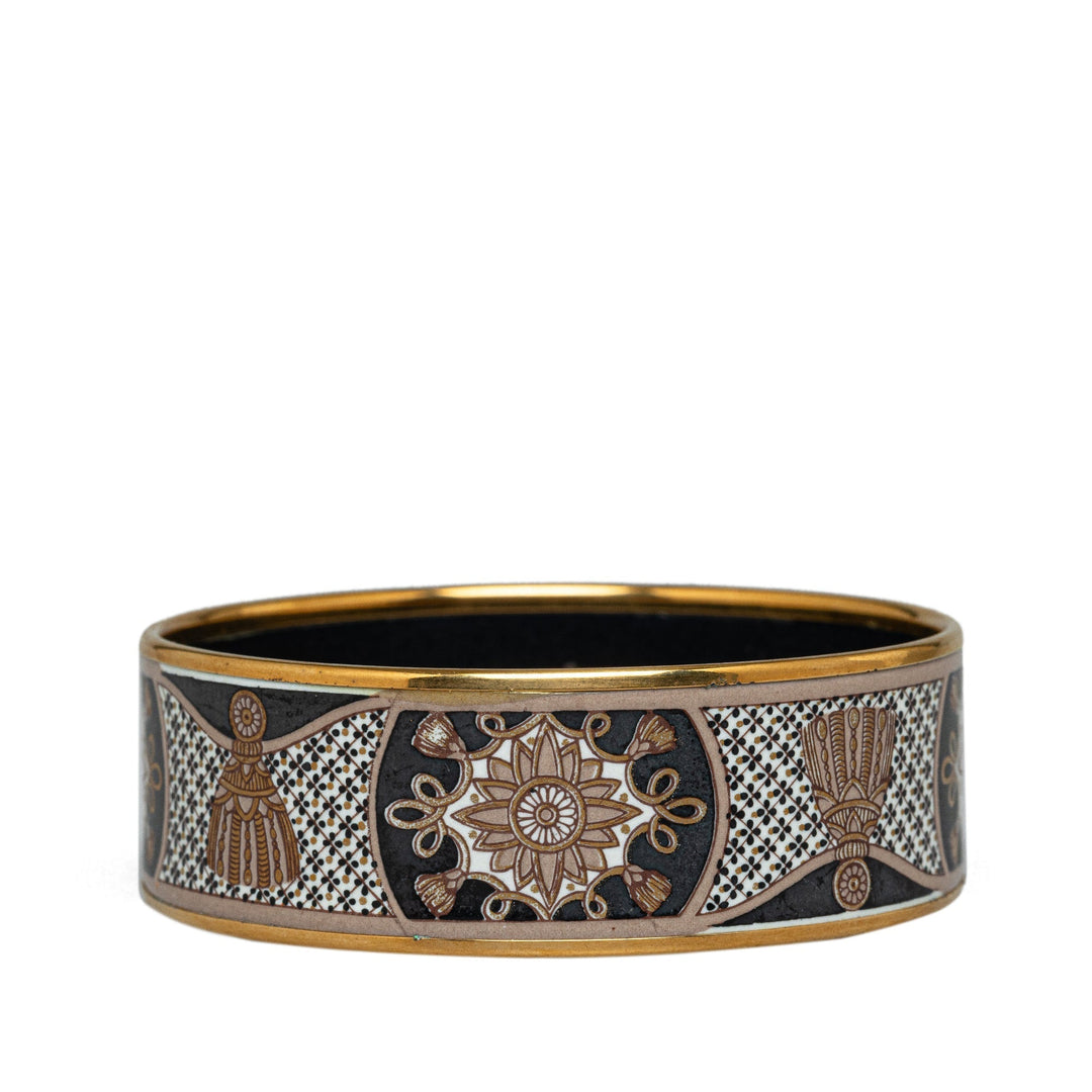 Top quality Hermes Wide Enamel Bangle Costume Bracelet