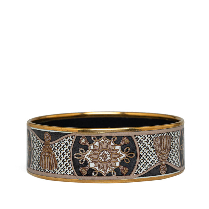 Top quality Hermes Wide Enamel Bangle Costume Bracelet
