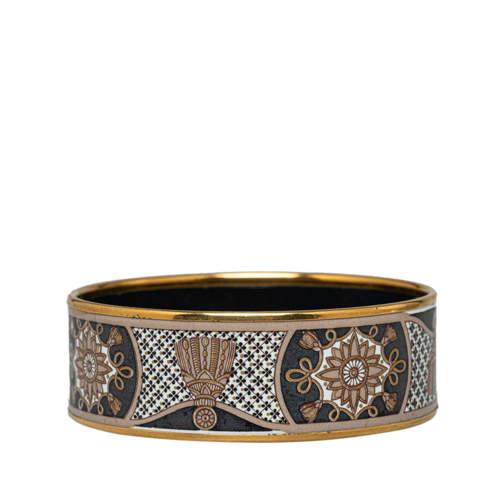 Top quality Hermes Wide Enamel Bangle Costume Bracelet
