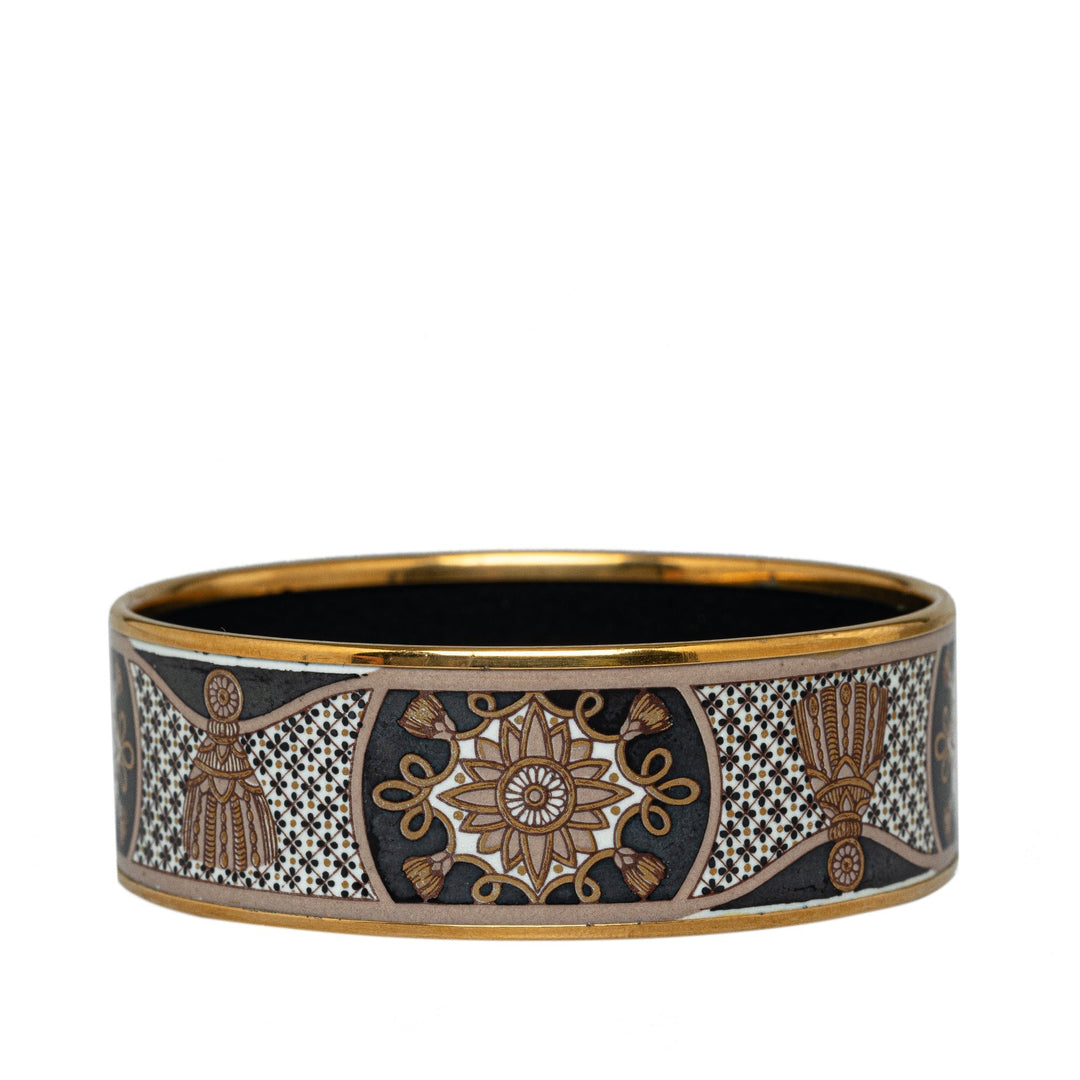 Top quality Hermes Wide Enamel Bangle Costume Bracelet