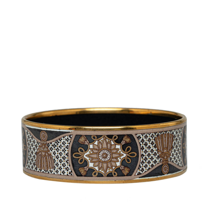 Top quality Hermes Wide Enamel Bangle Costume Bracelet