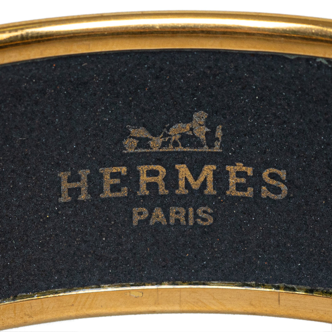 Top quality Hermes Wide Enamel Bangle Costume Bracelet