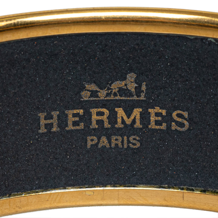 Top quality Hermes Wide Enamel Bangle Costume Bracelet