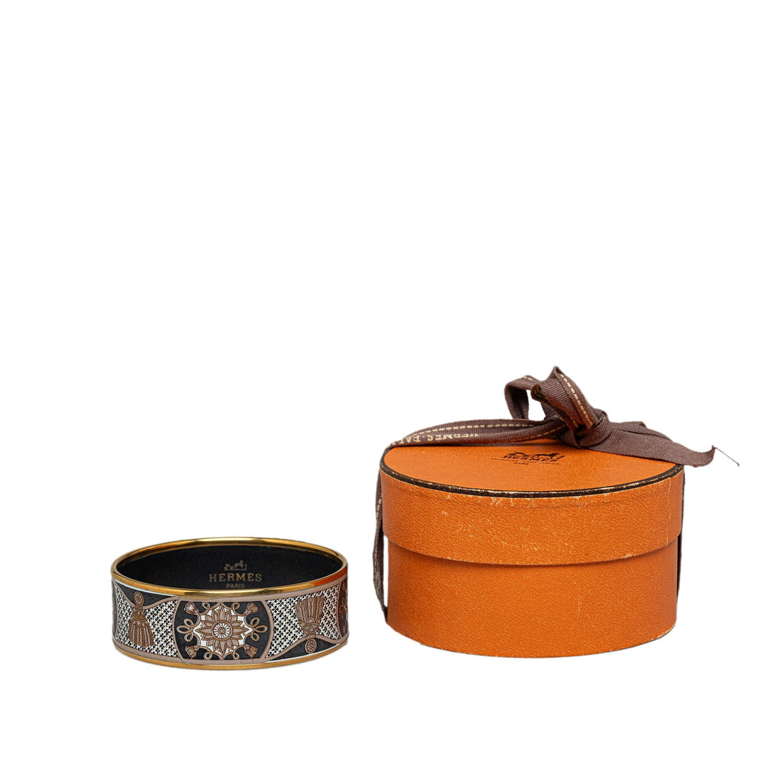 Top quality Hermes Wide Enamel Bangle Costume Bracelet