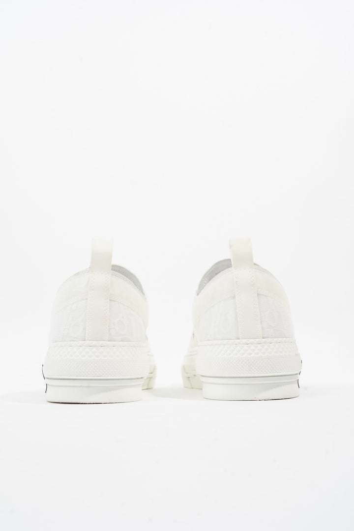 Christian Dior B23 Low Top Sneakers White Canvas EU 42 UK 8