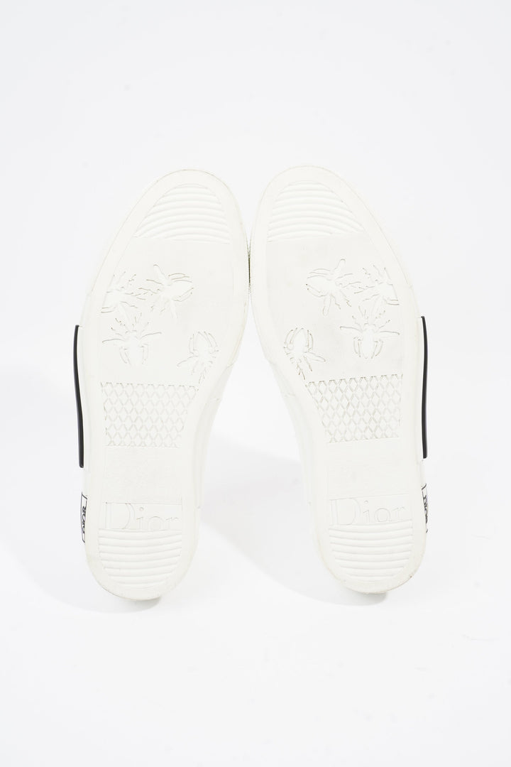 Christian Dior B23 Low Top Sneakers White Canvas EU 42 UK 8