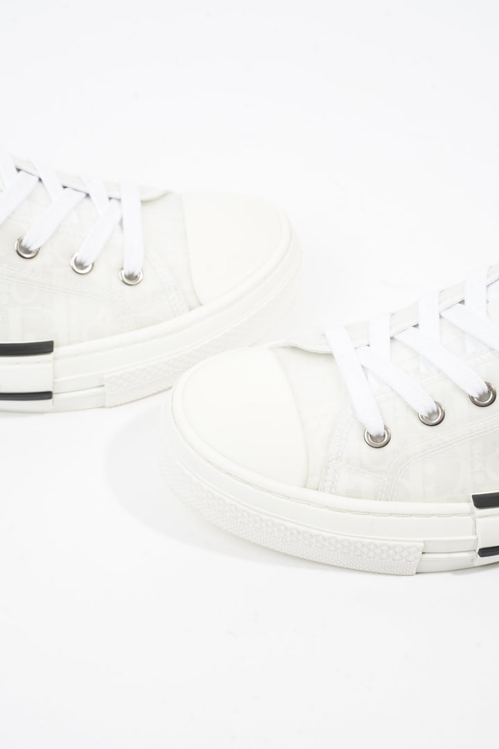 Christian Dior B23 Low Top Sneakers White Canvas EU 42 UK 8