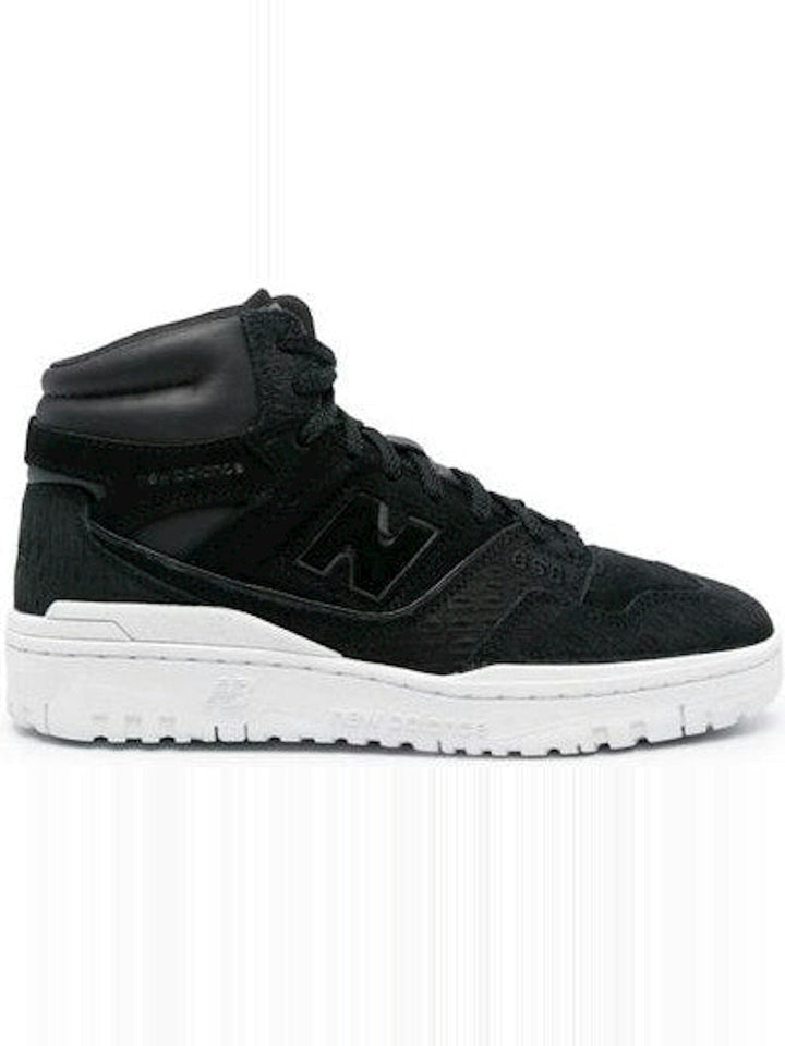 LEATHER PANELLED SNEAKERS
