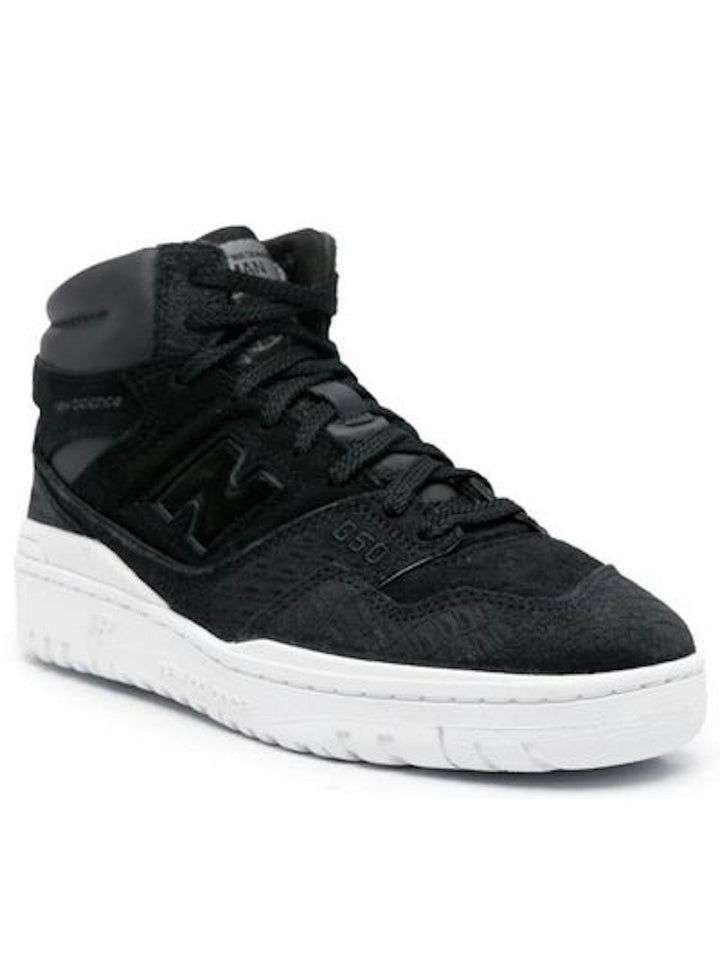LEATHER PANELLED SNEAKERS