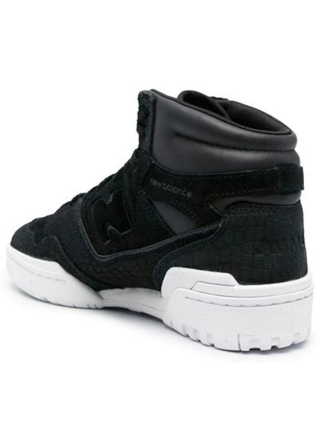 LEATHER PANELLED SNEAKERS
