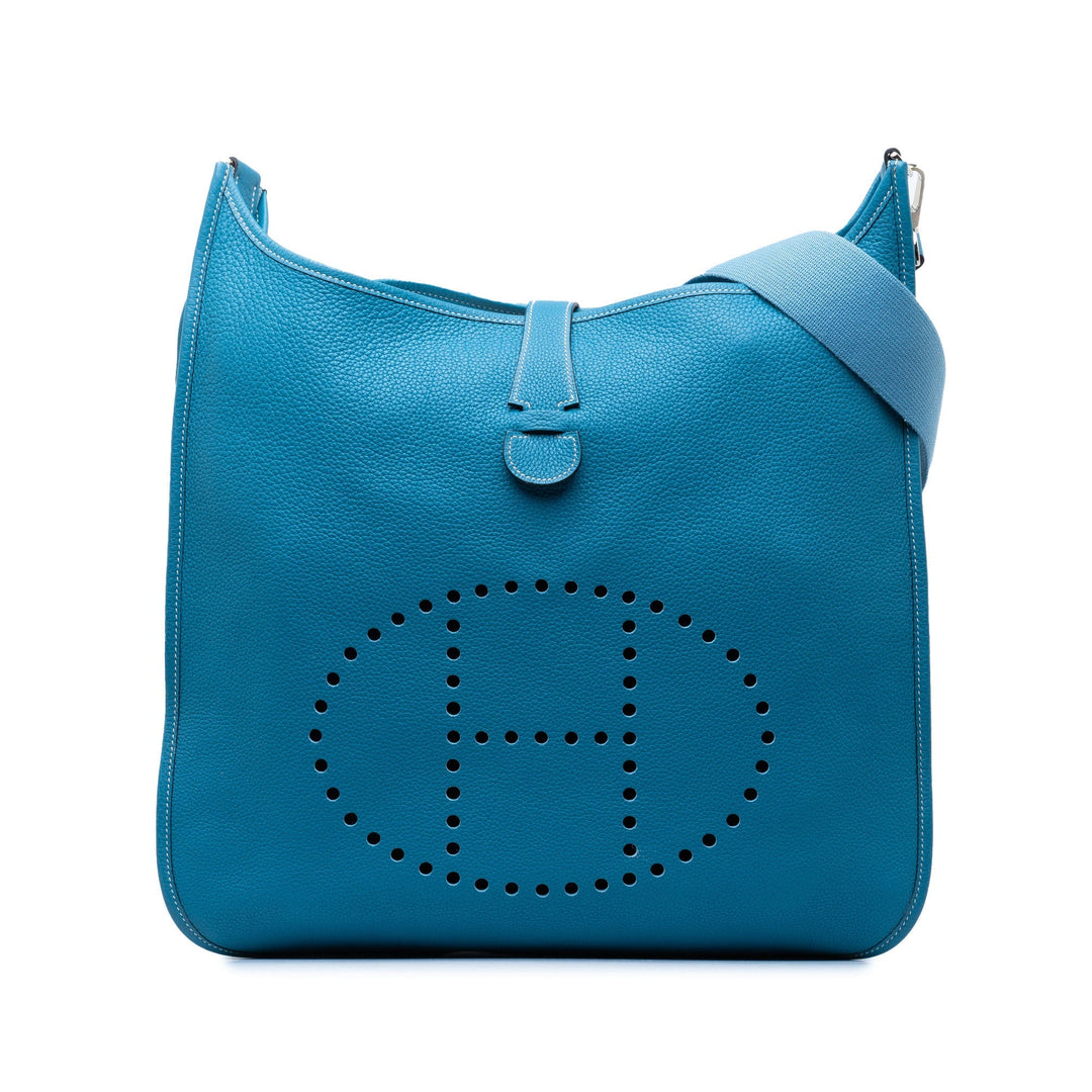 Hermes Clemence Evelyne II TGM Crossbody Bag