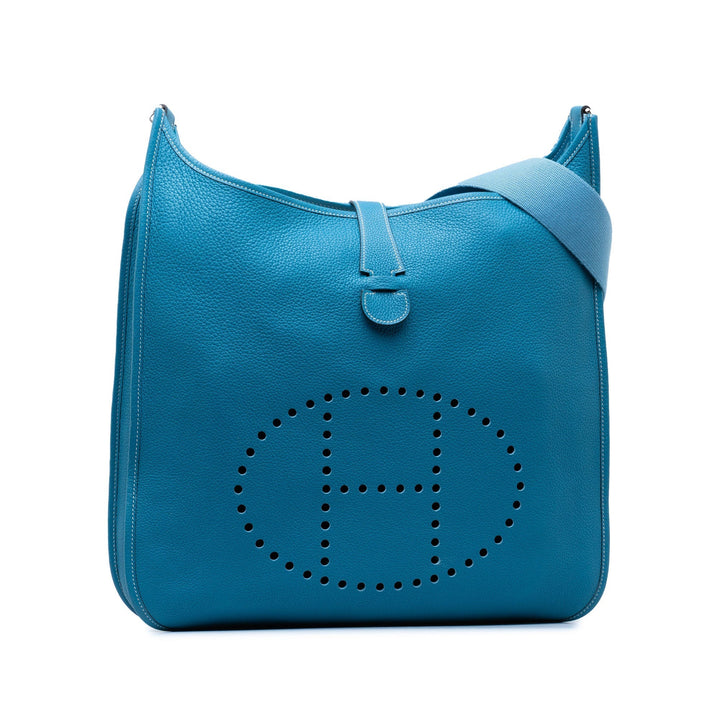 Top quality Hermes Clemence Evelyne II TGM Crossbody Bag