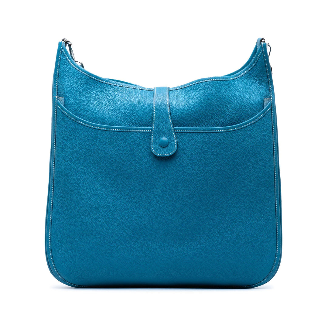 Top quality Hermes Clemence Evelyne II TGM Crossbody Bag