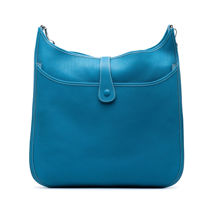 Top quality Hermes Clemence Evelyne II TGM Crossbody Bag