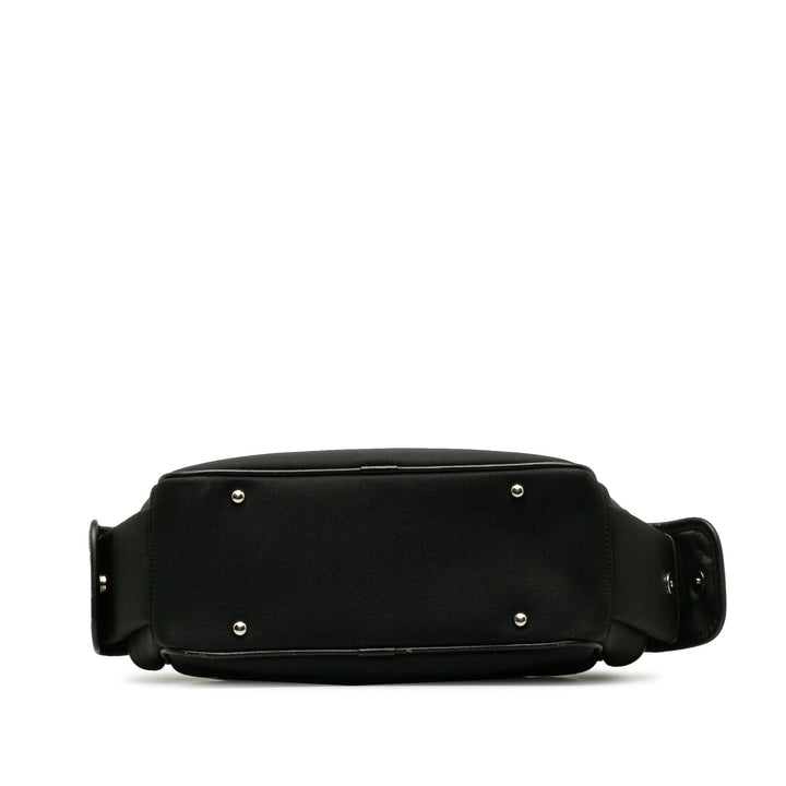 BURBERRY Leather-Trimmed Nova Check Handbag