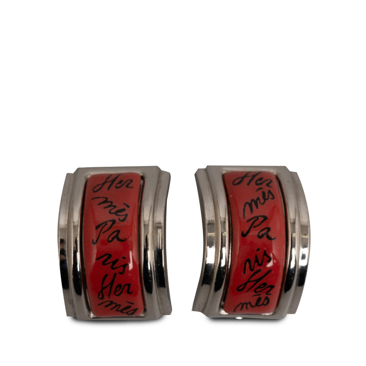 Top quality Hermes Enamel Clip On Earrings Costume Earrings