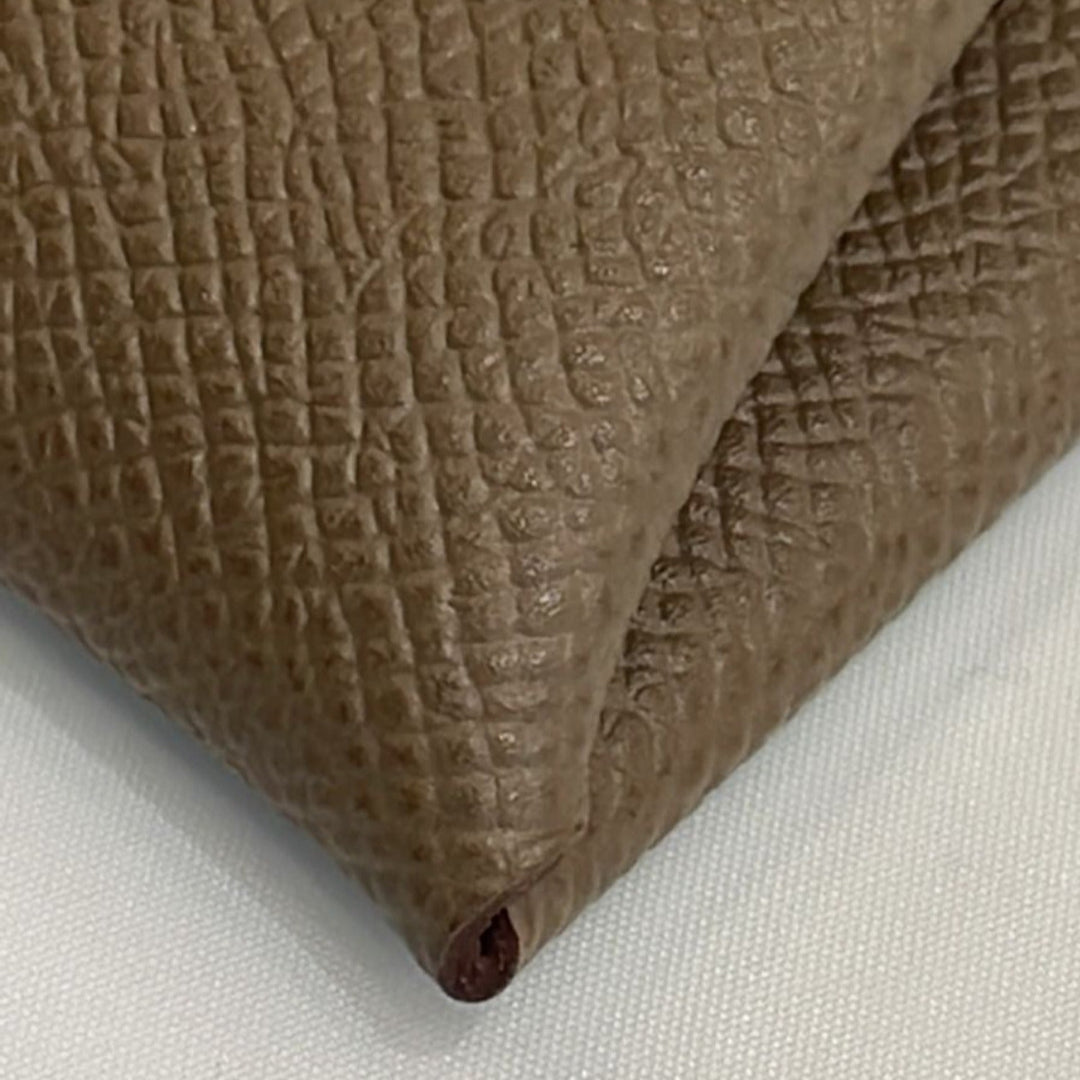 Top quality Hermes Bastia Change Purse Epsom Leather Wallet Etoupe