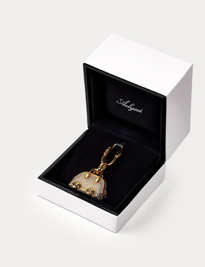 Sparkle Gold—Bolide On Wheels Bag Charm
