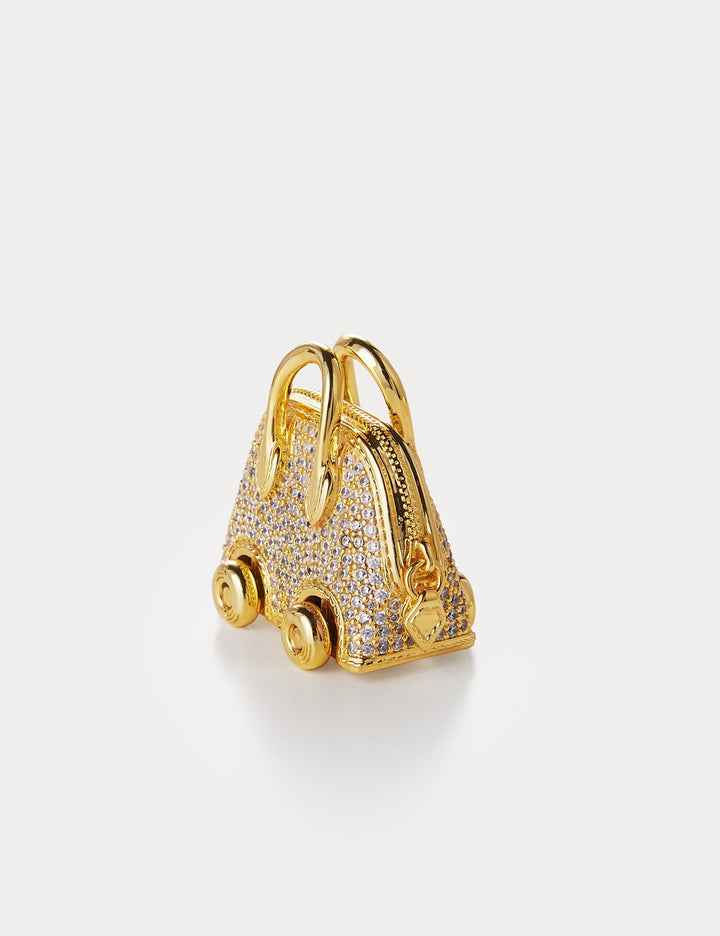 Sparkle Gold—Bolide On Wheels Bag Charm