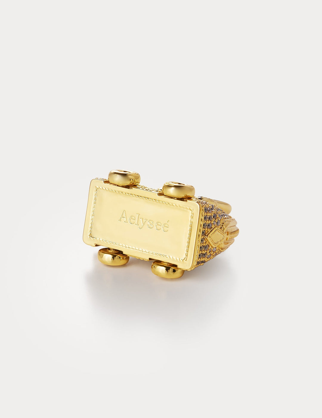 Sparkle Gold—Bolide On Wheels Bag Charm