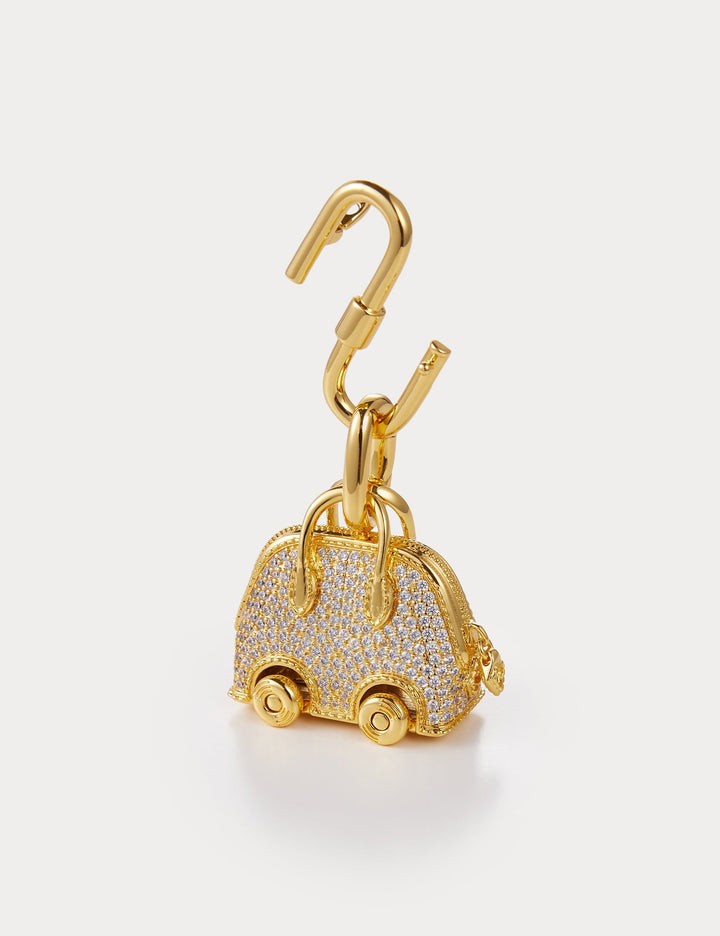 Sparkle Gold—Bolide On Wheels Bag Charm