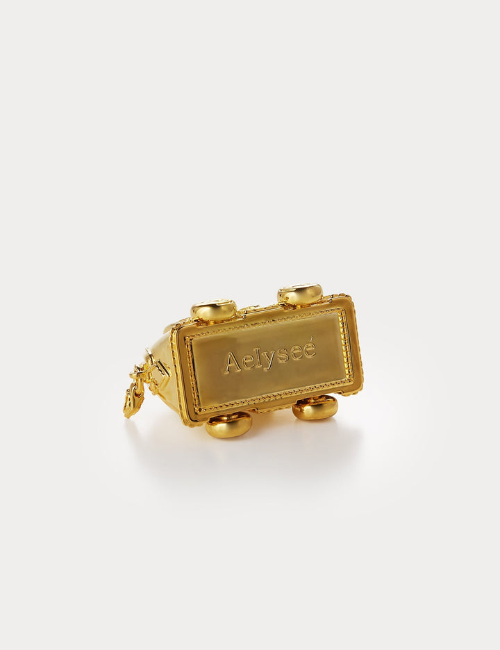 Classic Gold—Bolide On Wheels Bag Charm