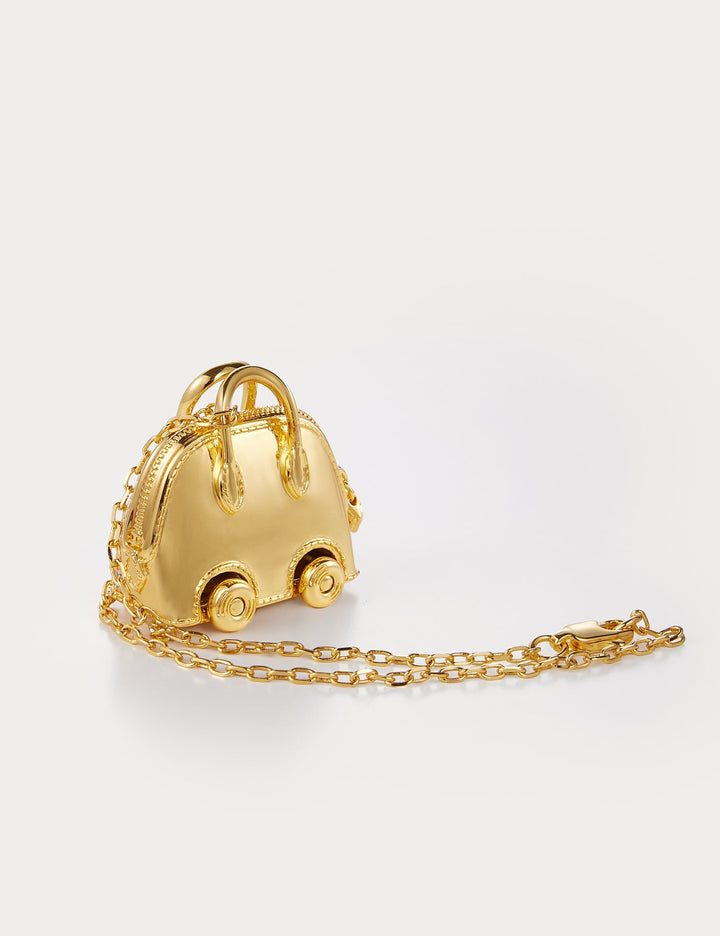 Classic Gold—Bolide On Wheels Bag Charm