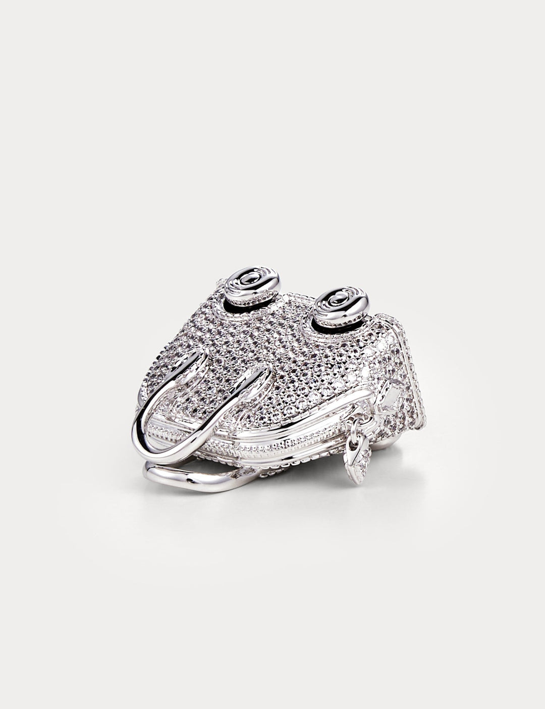 Sparkle Silver—Bolide On Wheels Bag Charm