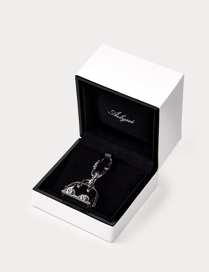 Classic Silver—Bolide On Wheels Bag Charm