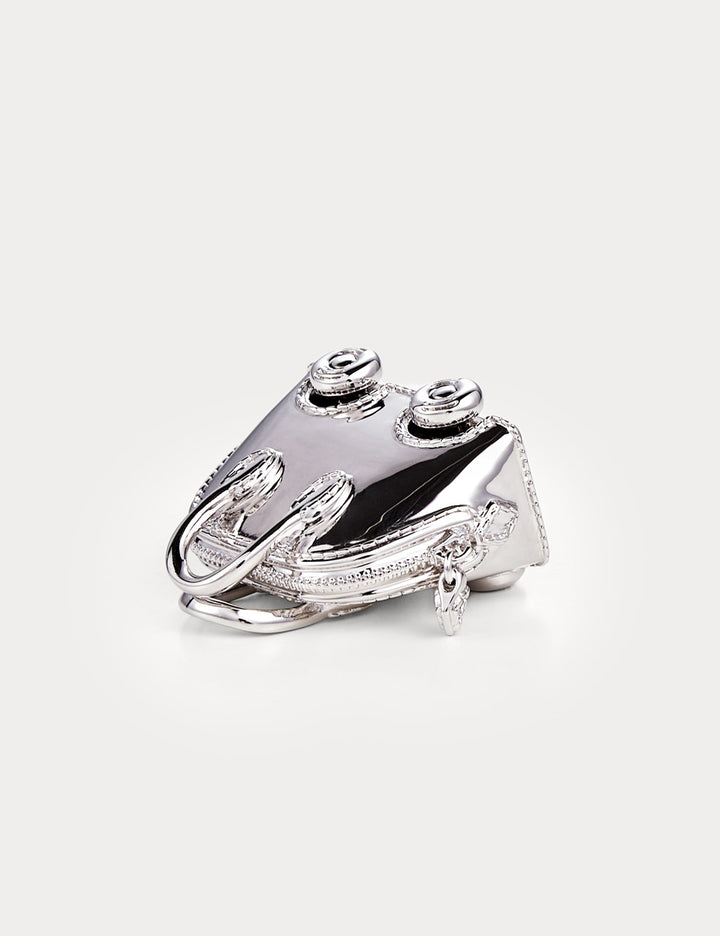 Classic Silver—Bolide On Wheels Bag Charm