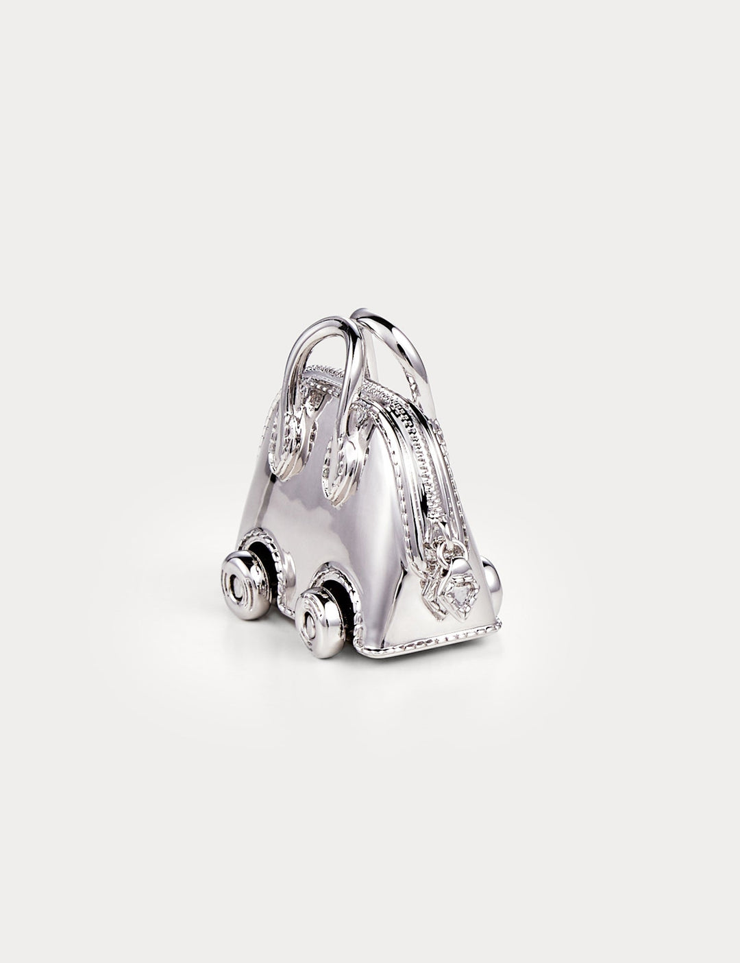 Classic Silver—Bolide On Wheels Bag Charm