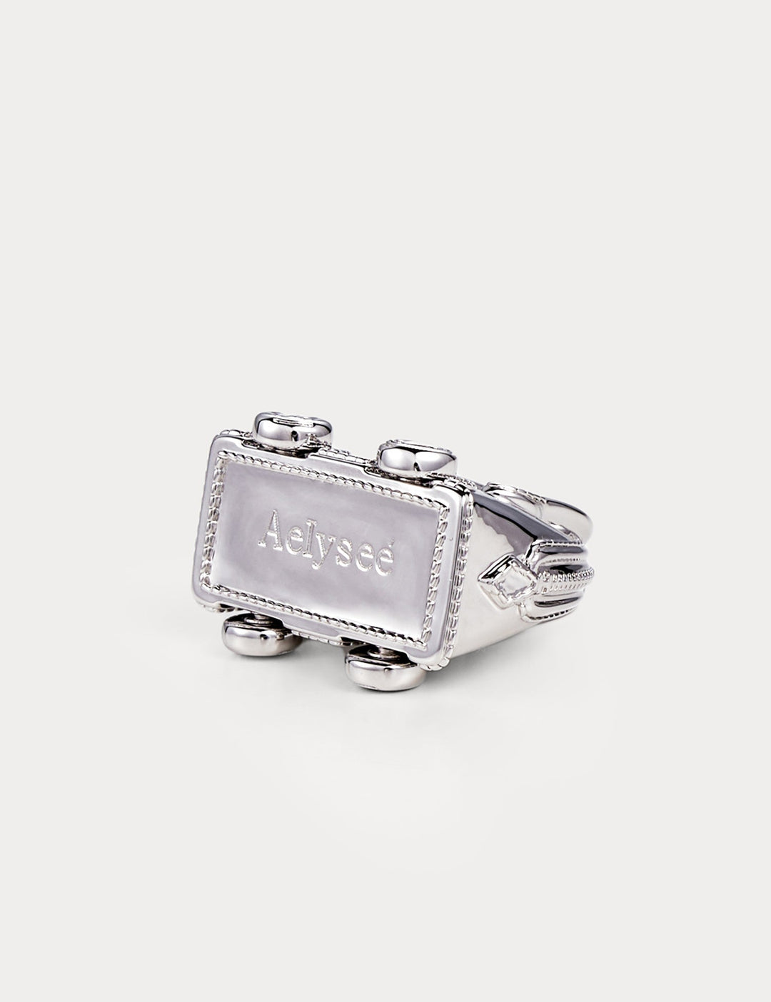 Classic Silver—Bolide On Wheels Bag Charm