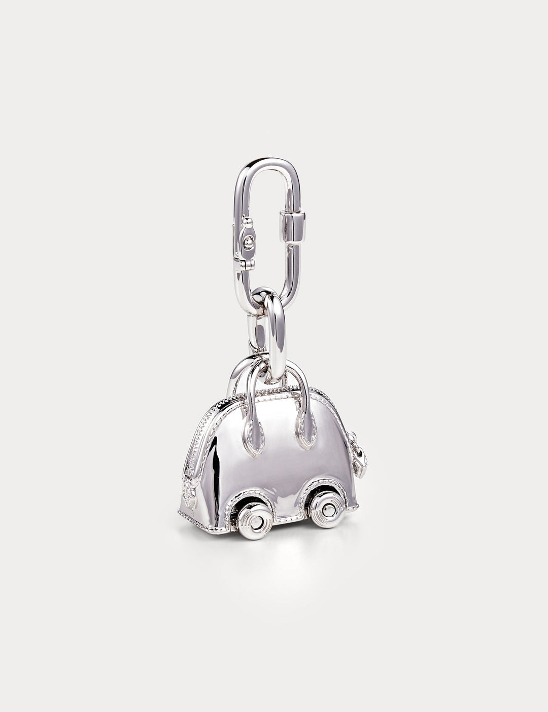 Classic Silver—Bolide On Wheels Bag Charm