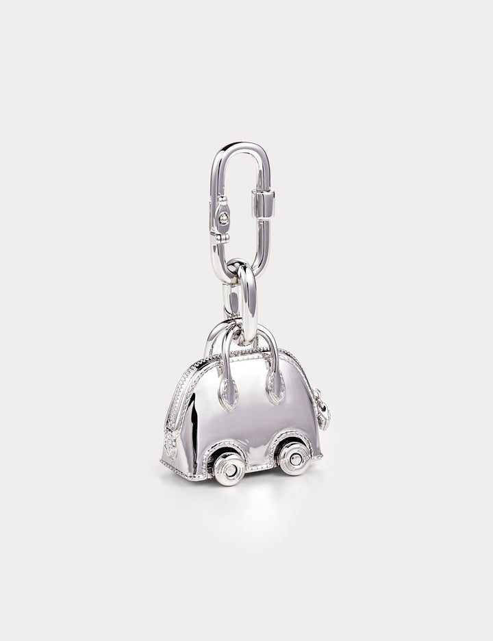 Classic Silver—Bolide On Wheels Bag Charm