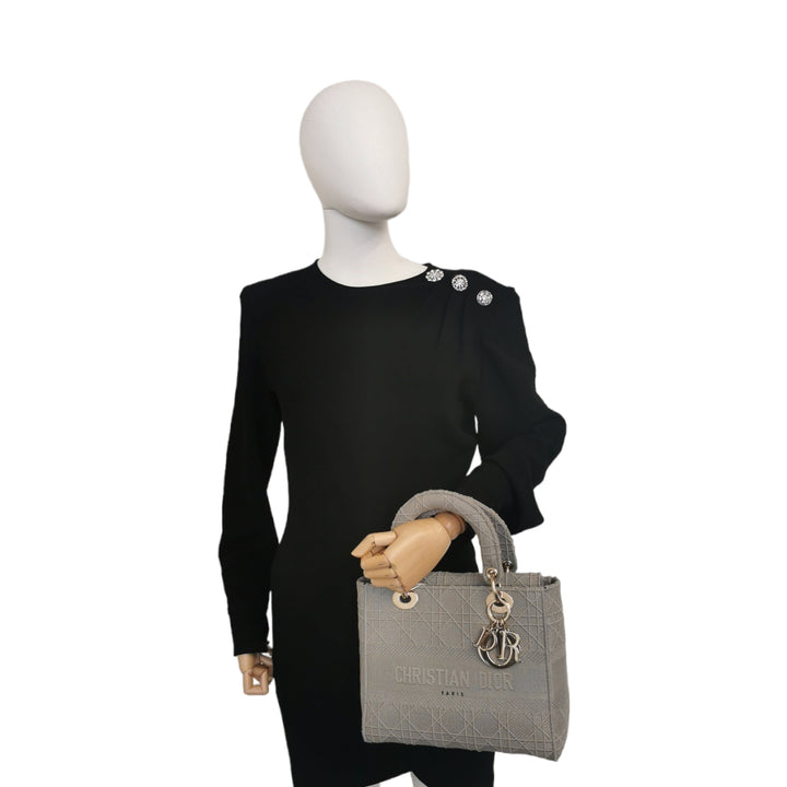 Top quality Dior Lady D-Lite Medium Grey